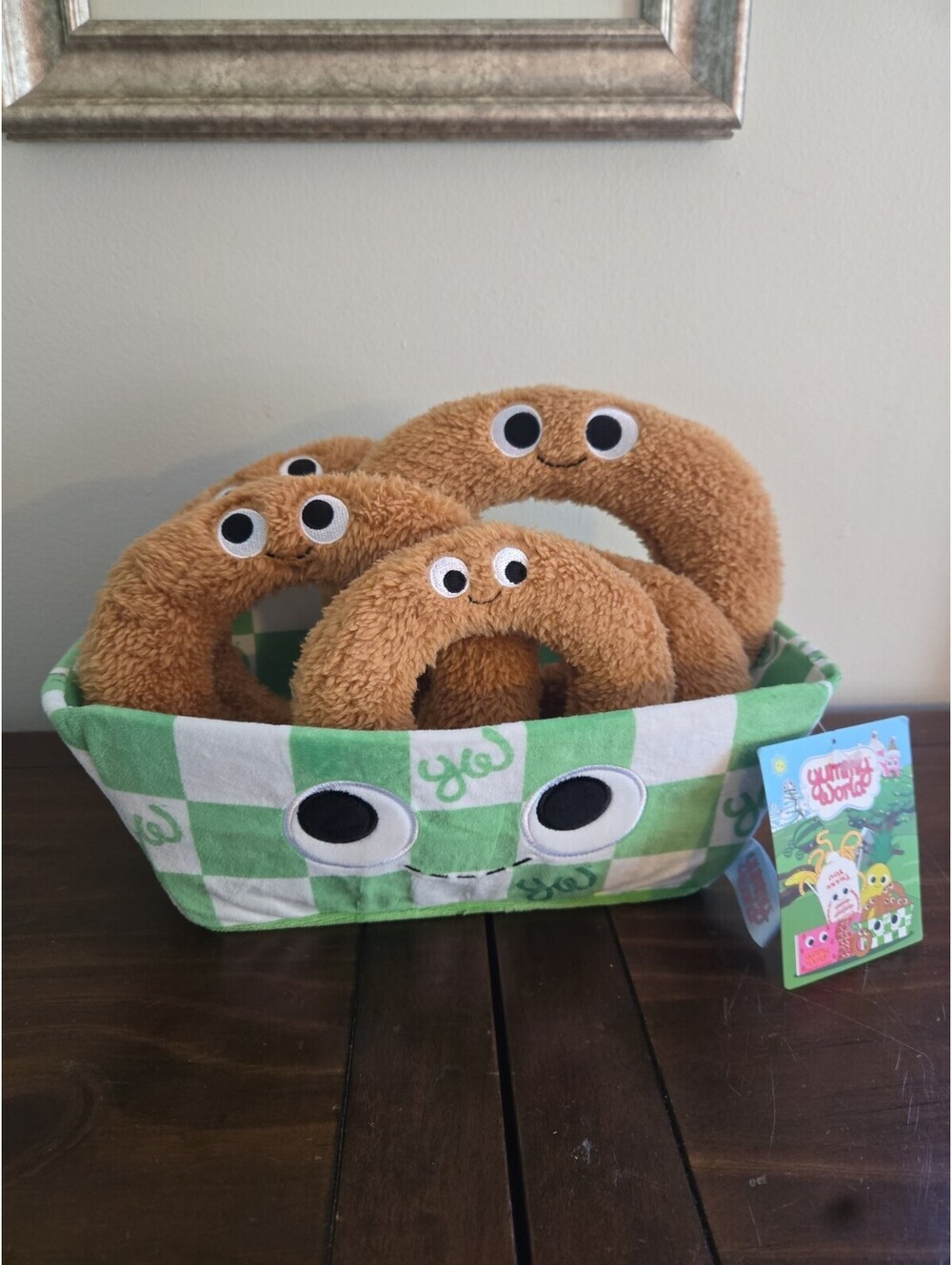 Kidrobot Yummy World Medium Plush Onion Rings  Washable Toy 12"
